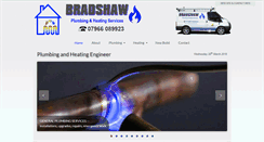 Desktop Screenshot of bradshawplumbing.co.uk