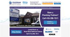 Desktop Screenshot of bradshawplumbing.com